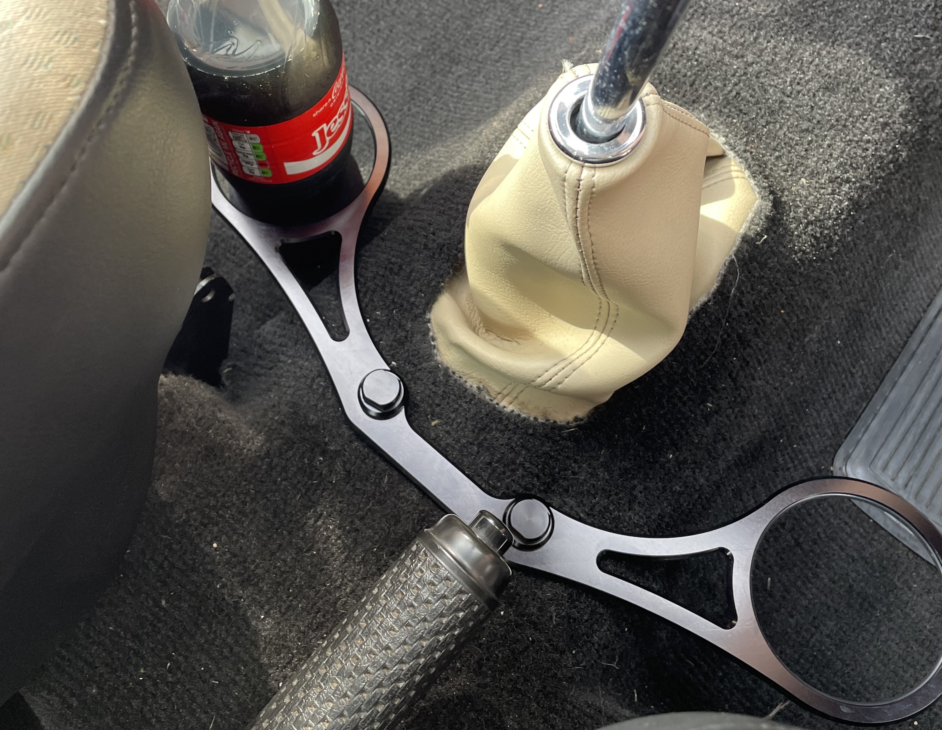Dual Lightweight Billet Alloy Cupholder