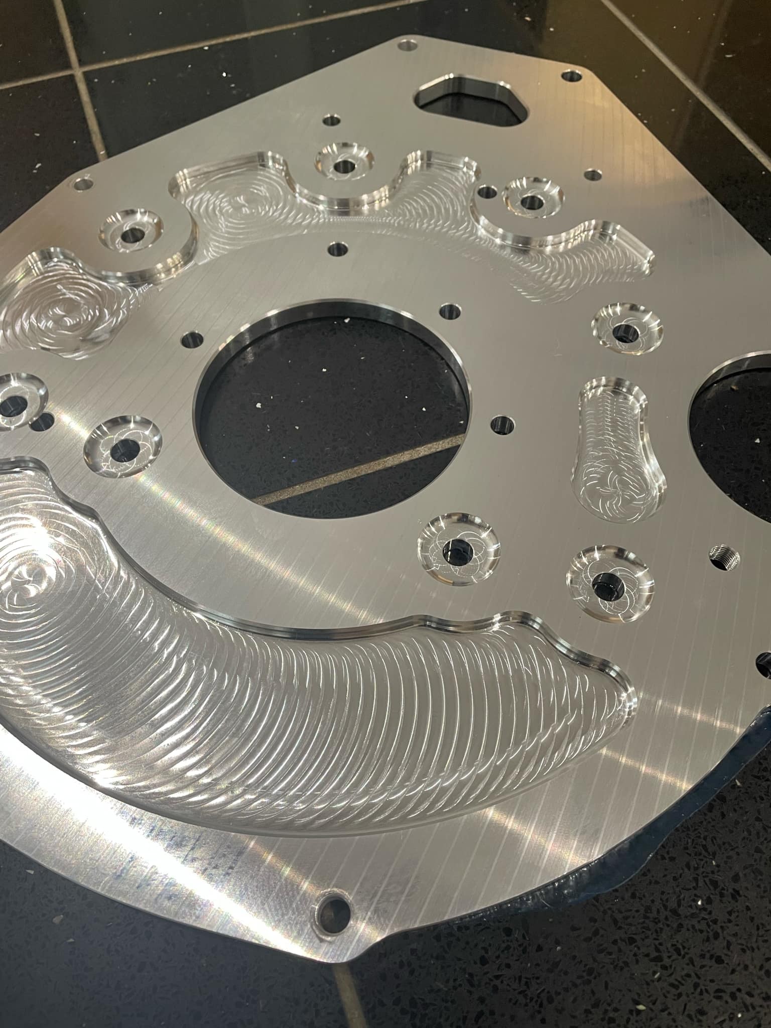 Engine back plate